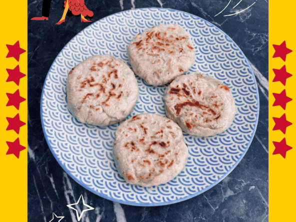 Arepas au fromage blanc, saumon fumé et avocat
