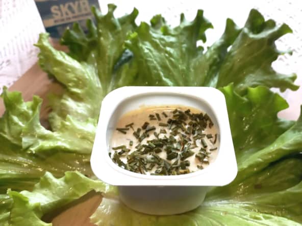 Sauce de salade légère au skyr