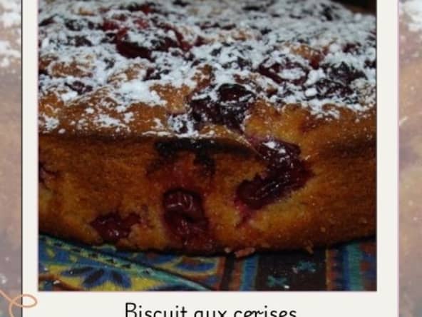Biscuit aux cerises