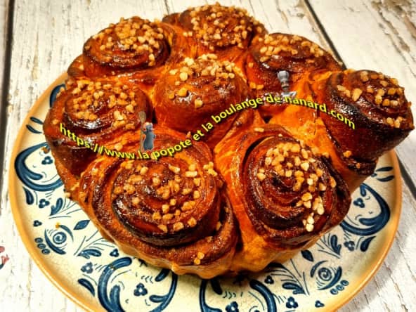 Brioche roulée à la fève de Tonka
