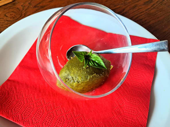 Sorbet au basilic thaï