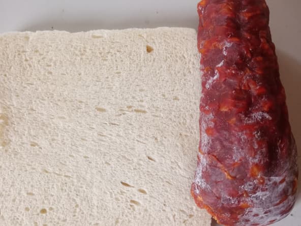 Club sandwich au chorizo