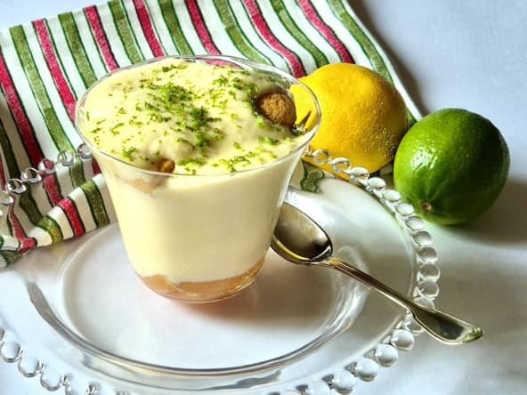 Tiramisu allégé au citron