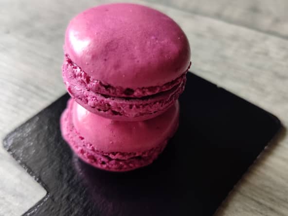 Macarons cassis