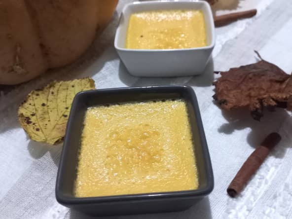 Crème dessert à la courge et aux épices