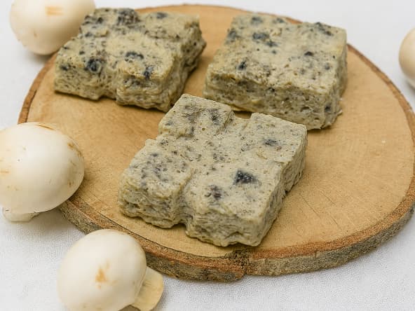Flan salé allégé aux champignons et au skyr