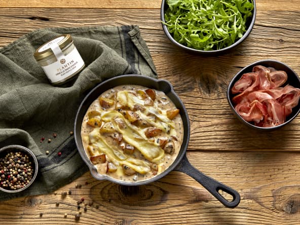 Tartiflette à la crème de truffe d’hiver