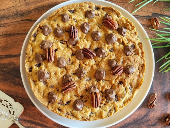 Cookie géant chocolat et noix de pécan
