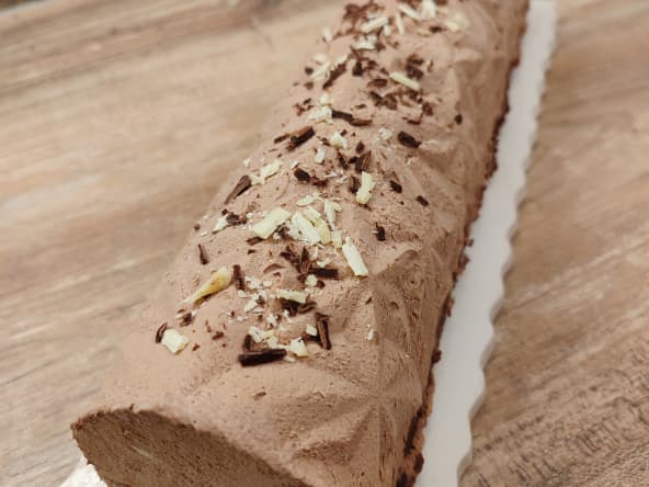 Bûche poire chocolat