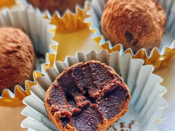 Truffes rhum vanille