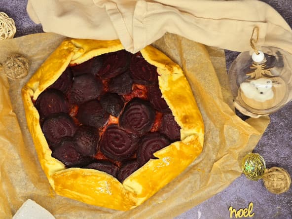 Tarte rustique à la betterave