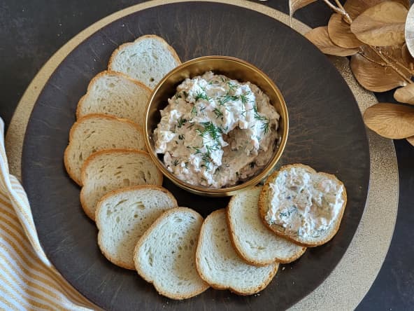 Rillettes express de saumon épicé