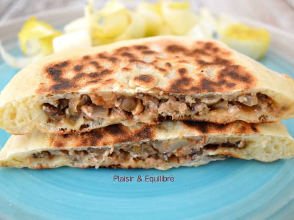 Pitas farcies aux lentilles façon arayes