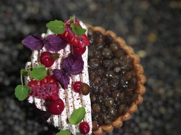 Tartelette de lentilles