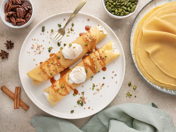 Crêpes Pumpkin Spice Latte au lait entier