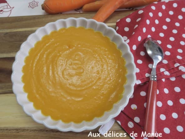 Velouté de patates douces et carottes