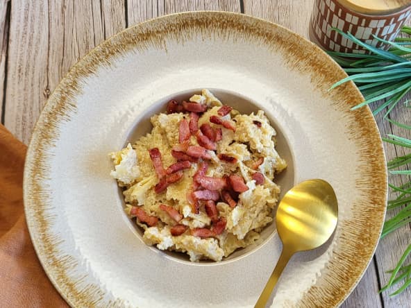 Pâtes à la crème de chou-fleur et parmesan