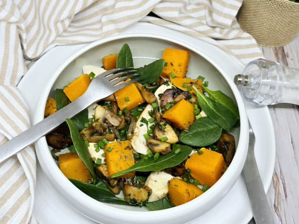 Salade de poulet et butternut