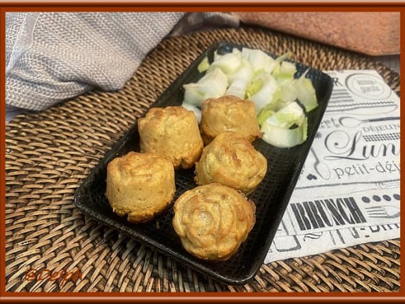 Mini muffins aux lentilles corail