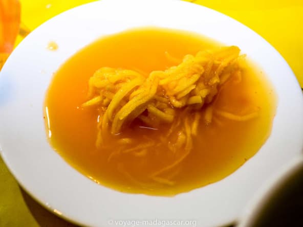 Achard de mangue au gingembre