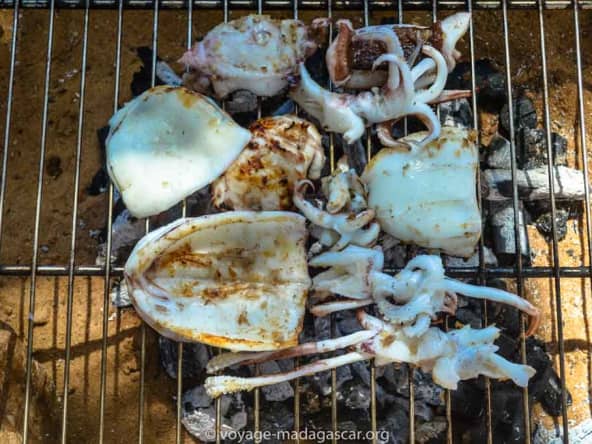 Calamars grillés