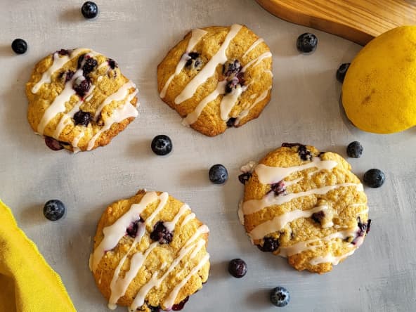 Cookies citron myrtille