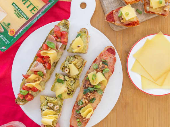 Baguettes apéro aux tranches de Comté AOP