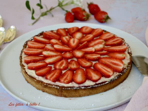 Tarte aux fraises de Christophe Adam