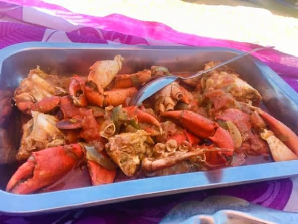 Crabes au lait de coco