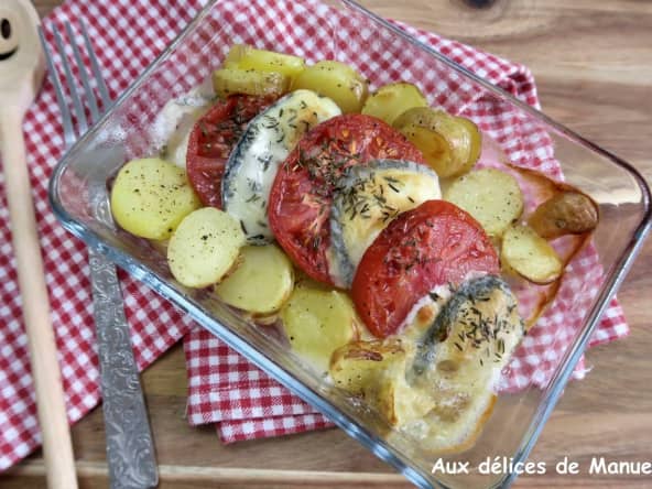 Blanc de poulet à la tomate et crottin de chèvre cendré, au Air Fryer ou au four