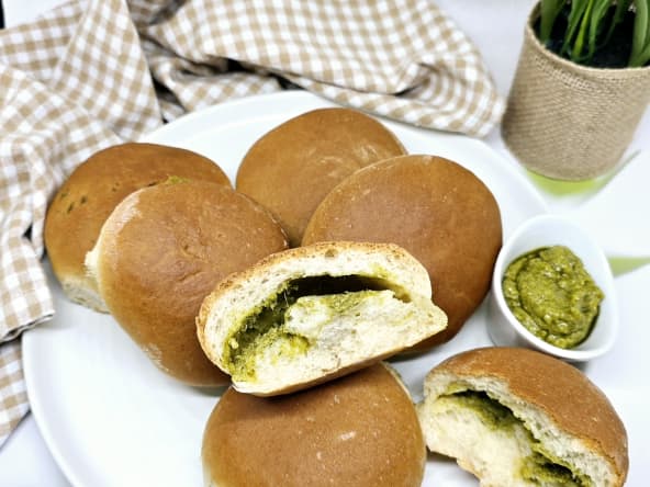 Scones au pesto et Rocamadour