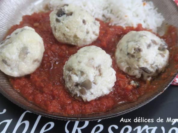 Gnudi ou boulettes aux champignons de Paris