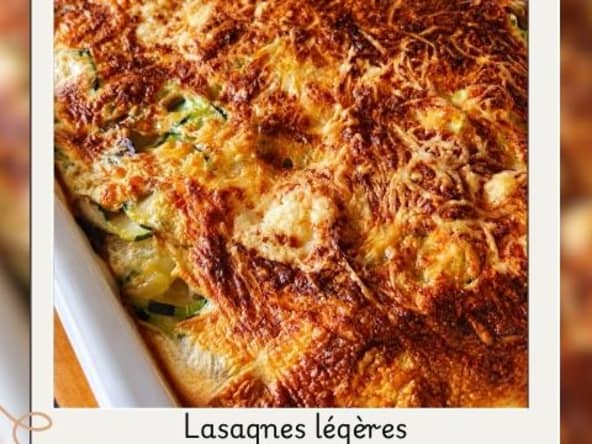 Lasagnes courgettes saumon fumé