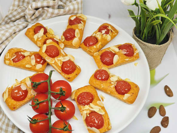 Financiers aux tomates cerises