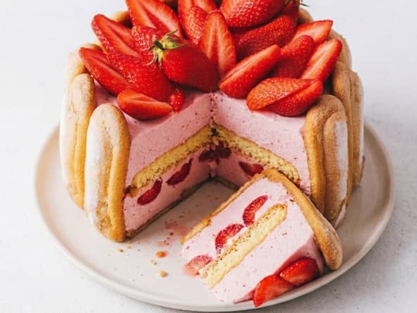 Charlotte aux fraises