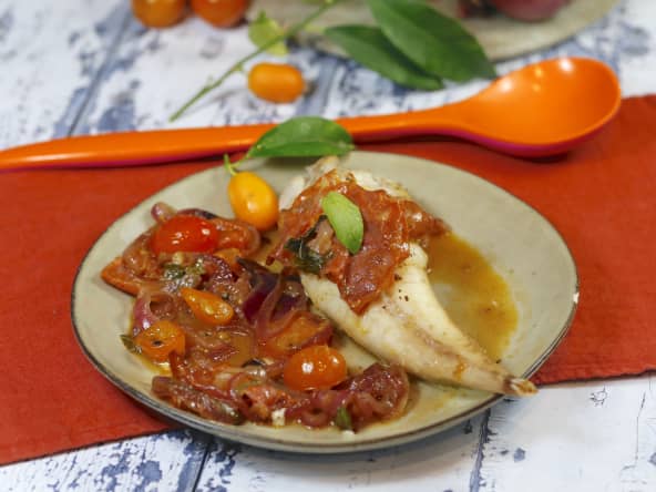 Lotte kumquats tomates et chorizo