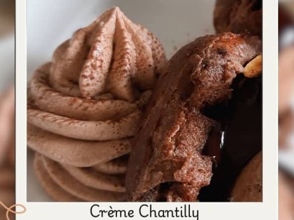Crème Chantilly au chocolat