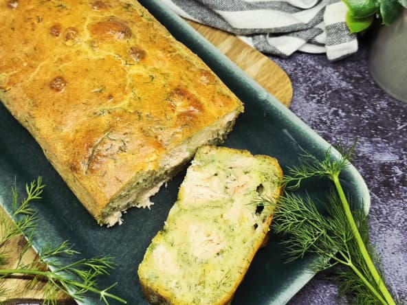 Cake saumon aneth