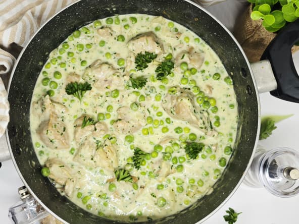 Blanquette de veau aux petits pois