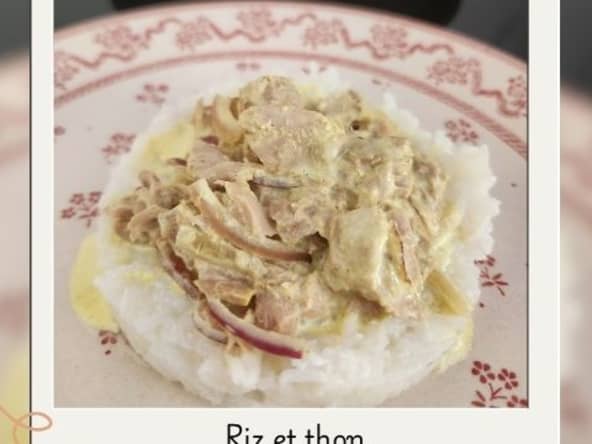 Riz au thon et au curry