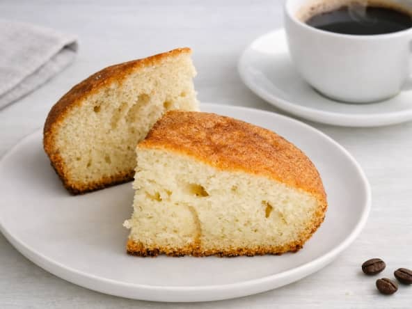 Gâteau moelleux au vin rosé