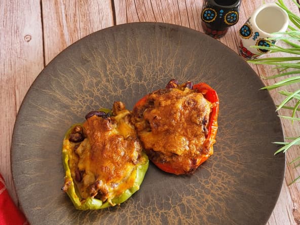 Poivrons farcis façon chili