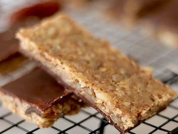 Barres énergétiques sans gluten lait oeufs