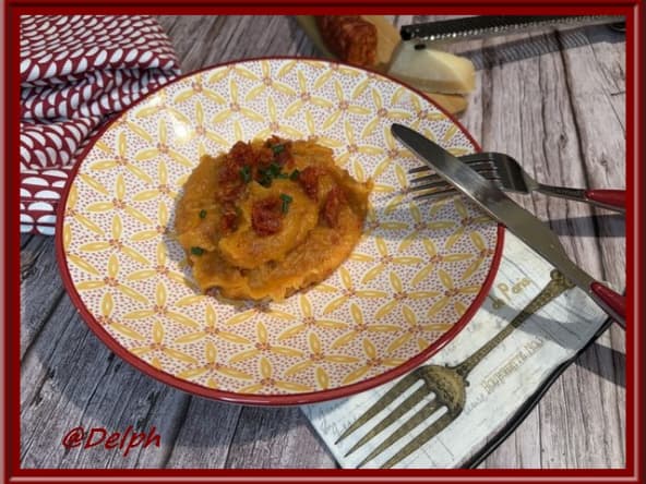 Purée de pommes de terre au chorizo au Thermomix