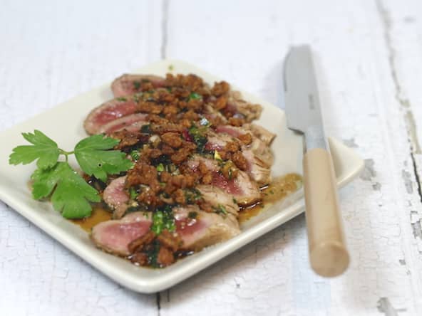 Tataki de canard