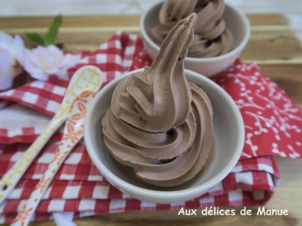 Glace à la crème au chocolat