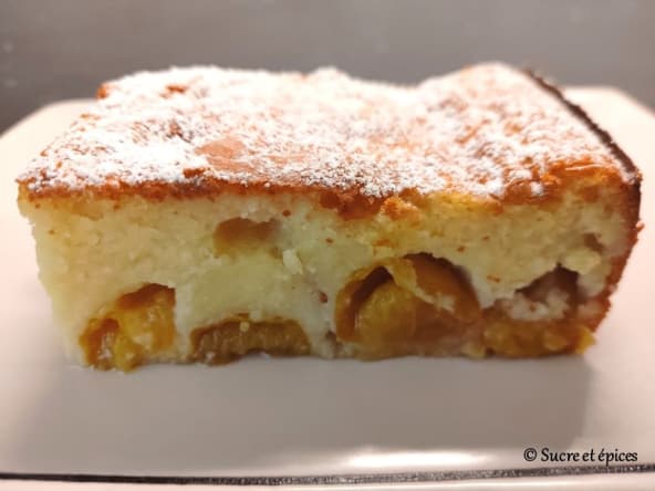 Clafoutis aux mirabelles et aux amandes, sans gluten