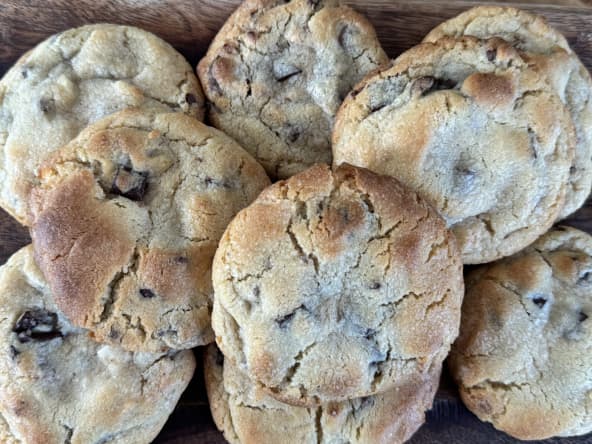 Cookies épais aux chunks de chocolat