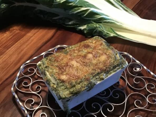 Lasagnes de côtes de blettes au chèvre sans pâtes