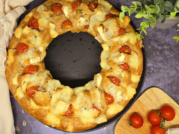 Couronne au sarrasin, tomates et fromage de chèvre